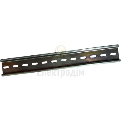 DIN Рейка DIN-рейка Промфактор FD 35x7.5 (0,8mm) з перфорацією 6x15 (300mm) FD080300 — купити в Електродім