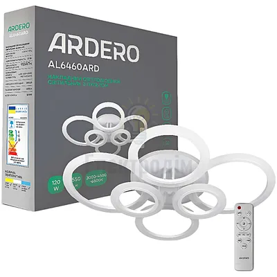 Світлодіодний SMART світильник Ardero ARD SOFT R 120W AL6460 — купити в Електродім