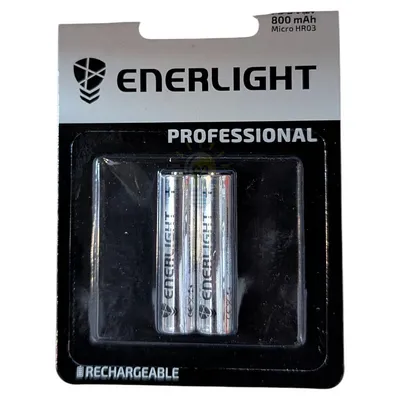 Акумулятор ENERLIGHT Professional HR03/AAA 800mAh BLI 2 30310102 — купити в Електродім