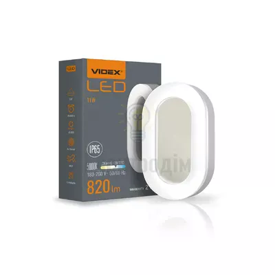 LED світильник ART (ЖКХ) VIDEX 11W 5000K 220V (VL-BHFO-115) Овальний VL-BHFO-115 — купити в Електродім