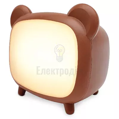 Нічник LED СВІТИЛЬНИК НІЧНИК LEBRON L-TL-L-80, 3W, 3000-6500K, LI-ION 1200MAH, КОРИЧНЕВИЙ, USB 15-13-80 — купити в Електродім