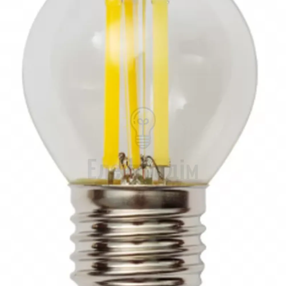 LUXEL filament Лампа G45 6w E27 4000K 076-N 