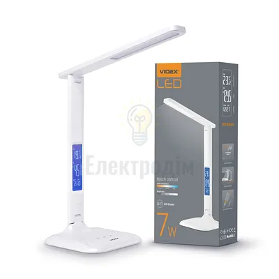 LED лампа настiльна VIDEX 7W 3000-5500K VL-TF05W — купити в Електродім