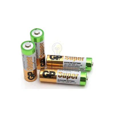 Батарейка GP Пальчикові Батарейки GP super AA R6 97971 — купити в Електродім
