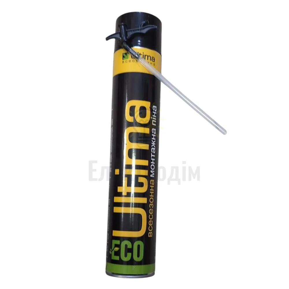 Поліуретанова монтажна піна ULTIMA ULTIMA ECO ПРОФ., - 10, всесезонна, 842ml ПТ-2143 