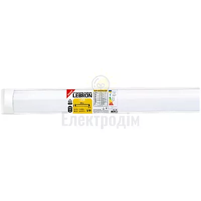 LED світильник LEBRON L-LPO 36W 1200мм 6200K 2700Lm шрінк 16-45-40 — купити в Електродім