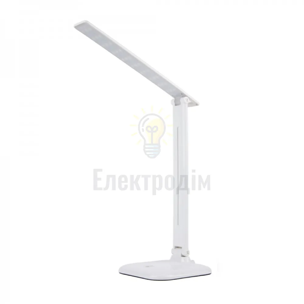 DE1725ARD настільний світильник білий 9W 6500К 500 LM (36*15*15cm) IP20 01954  - фото 2