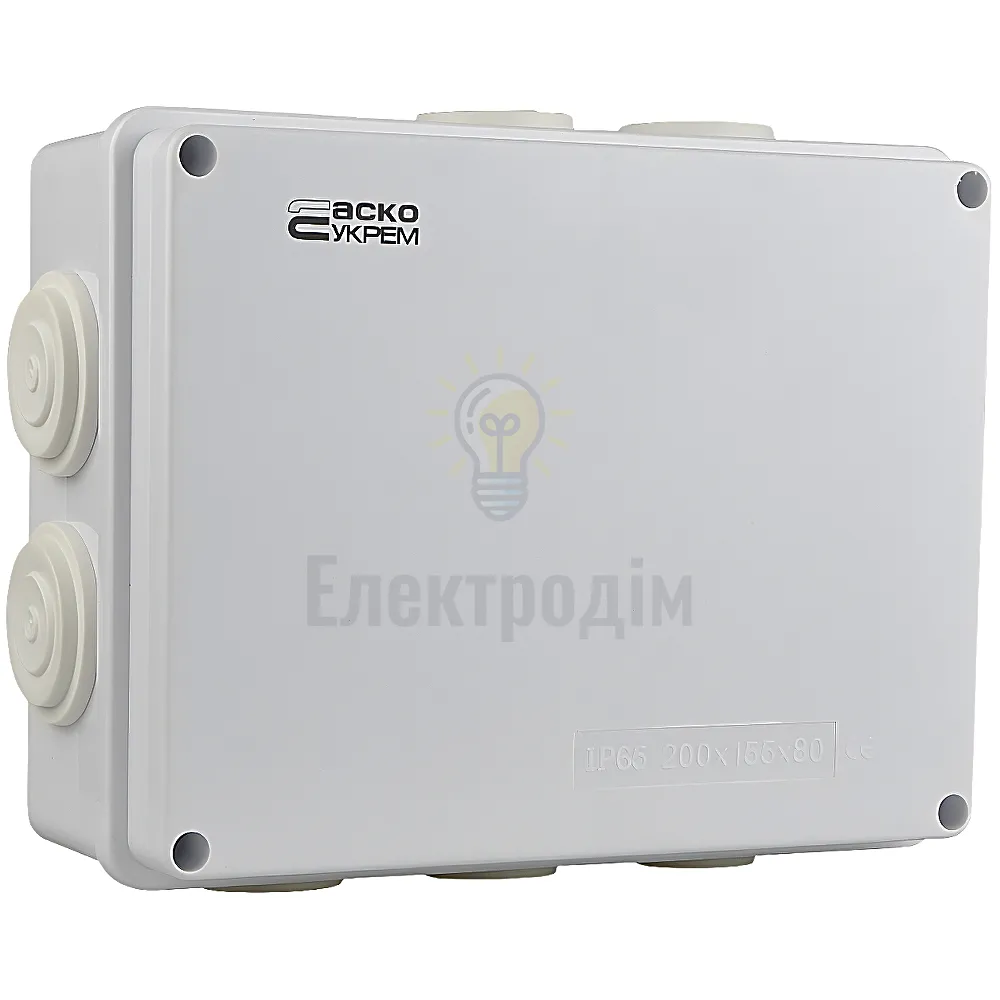 Розподільча коробка АСКО TY-RA 200*155*80 біла A0150170022 