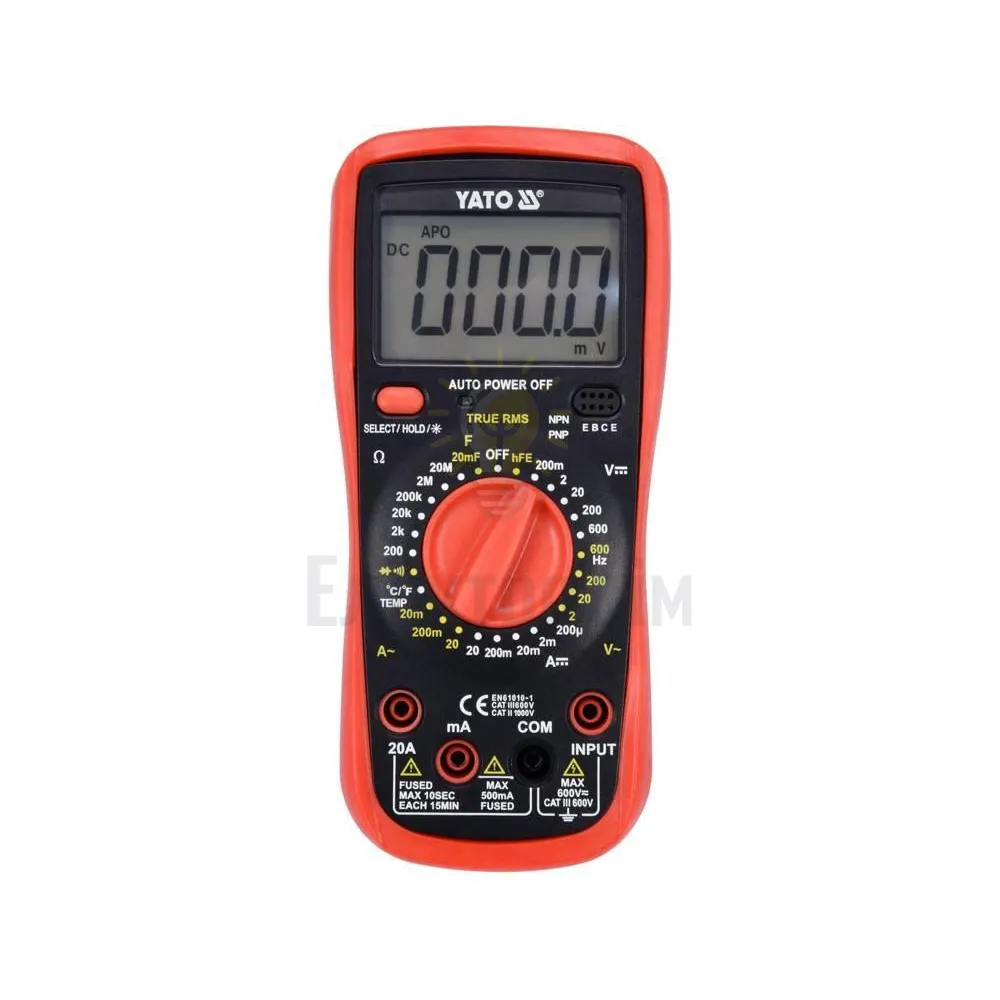 Yato Цифровий багатофункціональний вимірник TRUE RMS YT-73083 