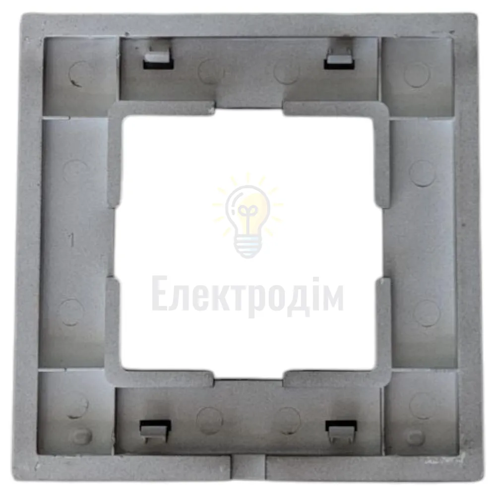 Рамка скляна горизонтальна одинарна graphite pearl (графіт) 0721  - фото 3