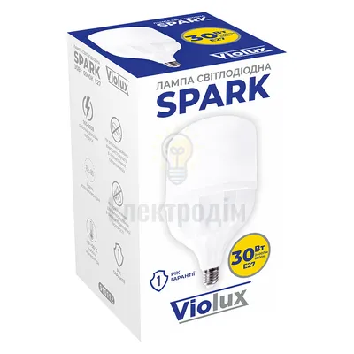 Лампа світлодіодна VIOLUX SPARK 20W E27 6500K 910102 — купити в Електродім