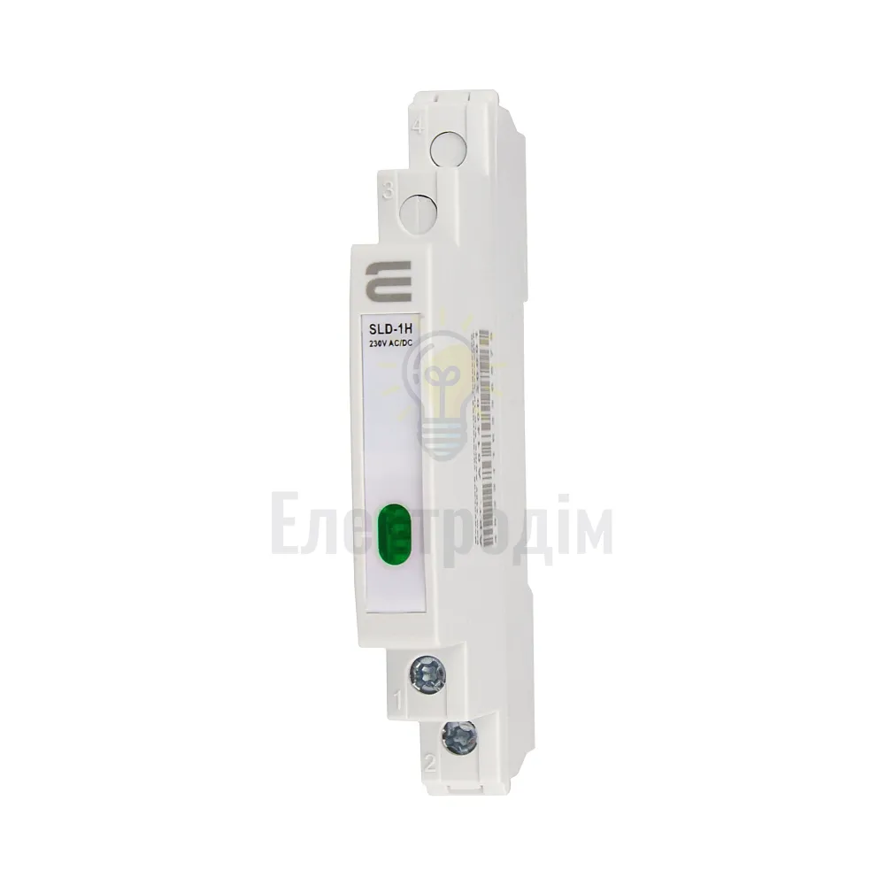 Модульний сигнальний індикатор 9mm 230V AC/DC SLD-1H зелений A0140030002  - фото 3