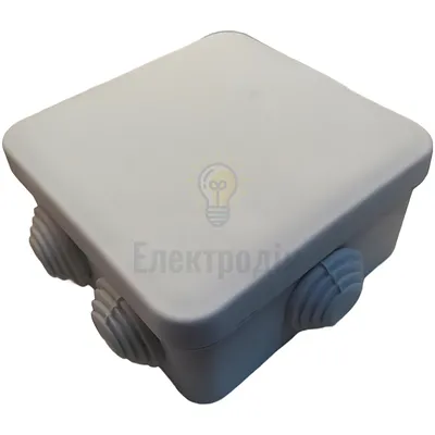 Віотек Коробка розподільча Віотек 85х85х40 (світло сіра) IP55 BOX08540S — купити в Електродім
