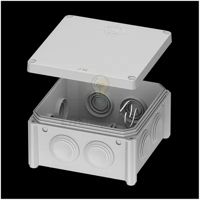 Коробка розподільча IB PLANK Electrotechnic настінного монтажу IP65-100*100*50 IB006 — купити в Електродім