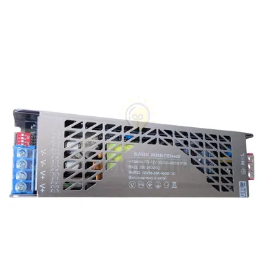 Блок  живлення 12В Блок живлення RX 12V - 33.3А - 400W IP20 БЕЗ КУЛЛЕРА switch DIMM 30-100% 98191 — купити в Електродім