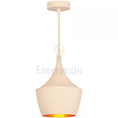 Світильник VELMAX V-CL-FISH-Wh-G, max 60W, E27, 220V 23-10-92 — купити в Електродім
