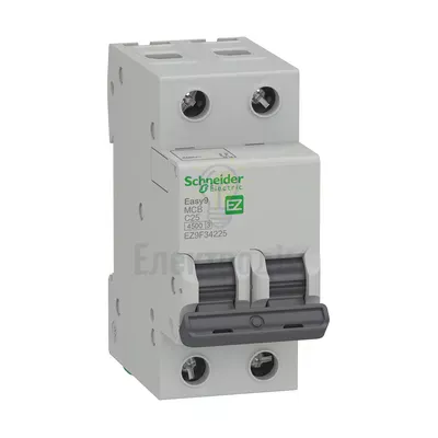 Автоматичний вимикач Schneider Electric EASY9 2P C 25А EZ9F34225 — купити в Електродім