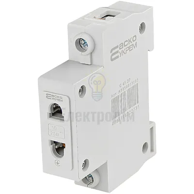 Розетка на Din-рейку C 45 2Р A0150010103 — купити в Електродім