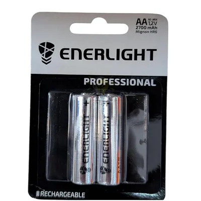 Акумулятор ENERLIGHT Professional HR6/AA 2700mAh BLI 2 30620102 — купити в Електродім