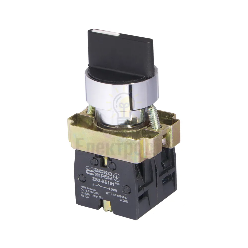 XB2-BD33 Кнопка поворотна 3-поз. Станд. ручка A0140010005 