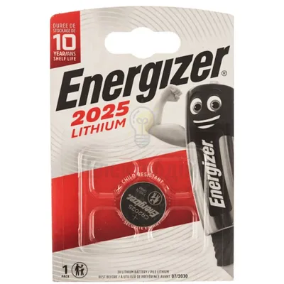 Батарейка CR2025 (бл-1шт) Energizer 6352549 — купити в Електродім
