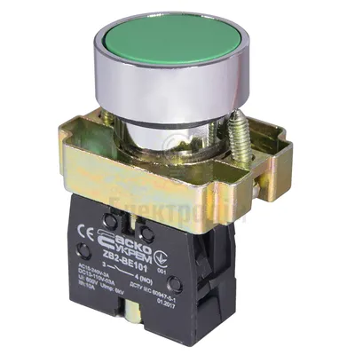 XB2-BA31 Кнопка Старт зелена  АСКО A0140010002 — купити в Електродім
