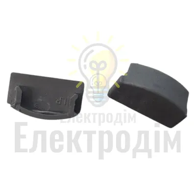 Прфіль та форнітура ПФ-18 ПФ-18 заглушка без отвору, сіра 1016240 — купити в Електродім