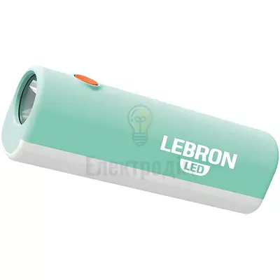 Lebron LED ліхтар ручний акумуляторний LEBRON L-HL-15, ABS, зелений, 5W/1W, USB, 1200mAh Li-Ion 15-15-15 — купити в Електродім