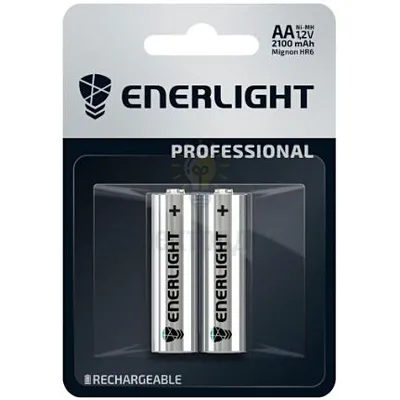 Батарейка Акумулятор Enerlight Professional HR6/AA 2100mAh BLI2 30610102 Enerlight — купити в Електродім