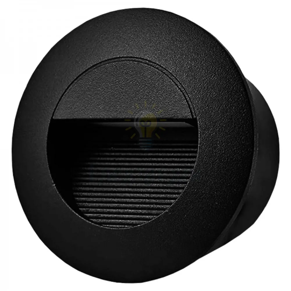 DH1020ARD 230V 3W 30Lm 3000K коло 84*47mm чорний IP54 80677  - фото 6