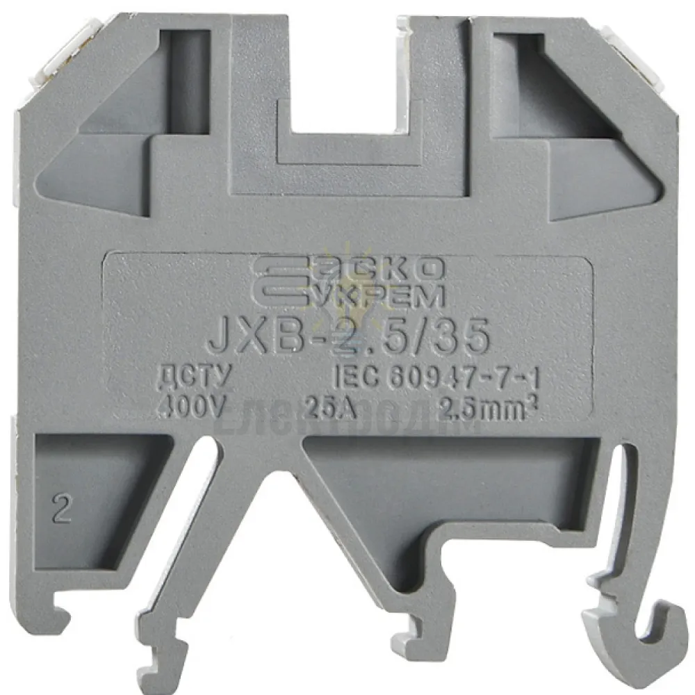 Клемник ACKO JXB 2,5/35 сірий A0130010001 