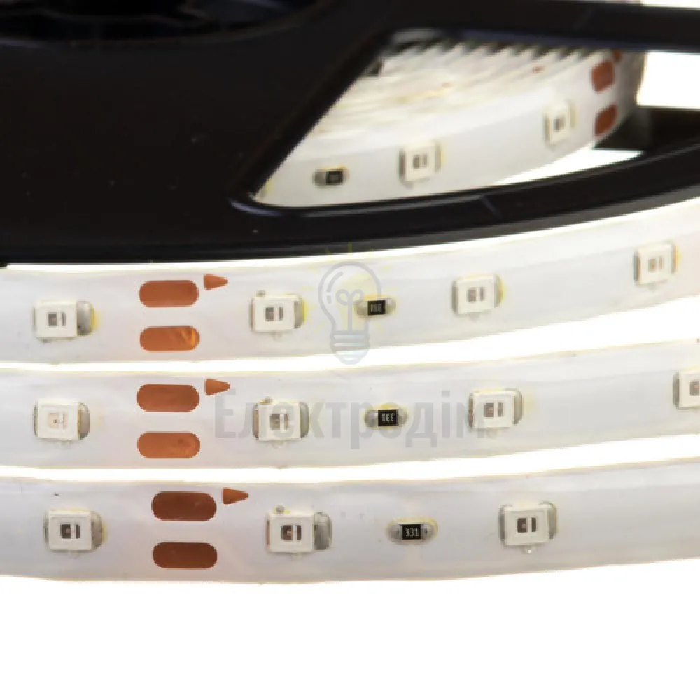 MTK Світлодіодна стрічка зелена 12V smd2835 60LED/м IP20 1011996  - фото 2