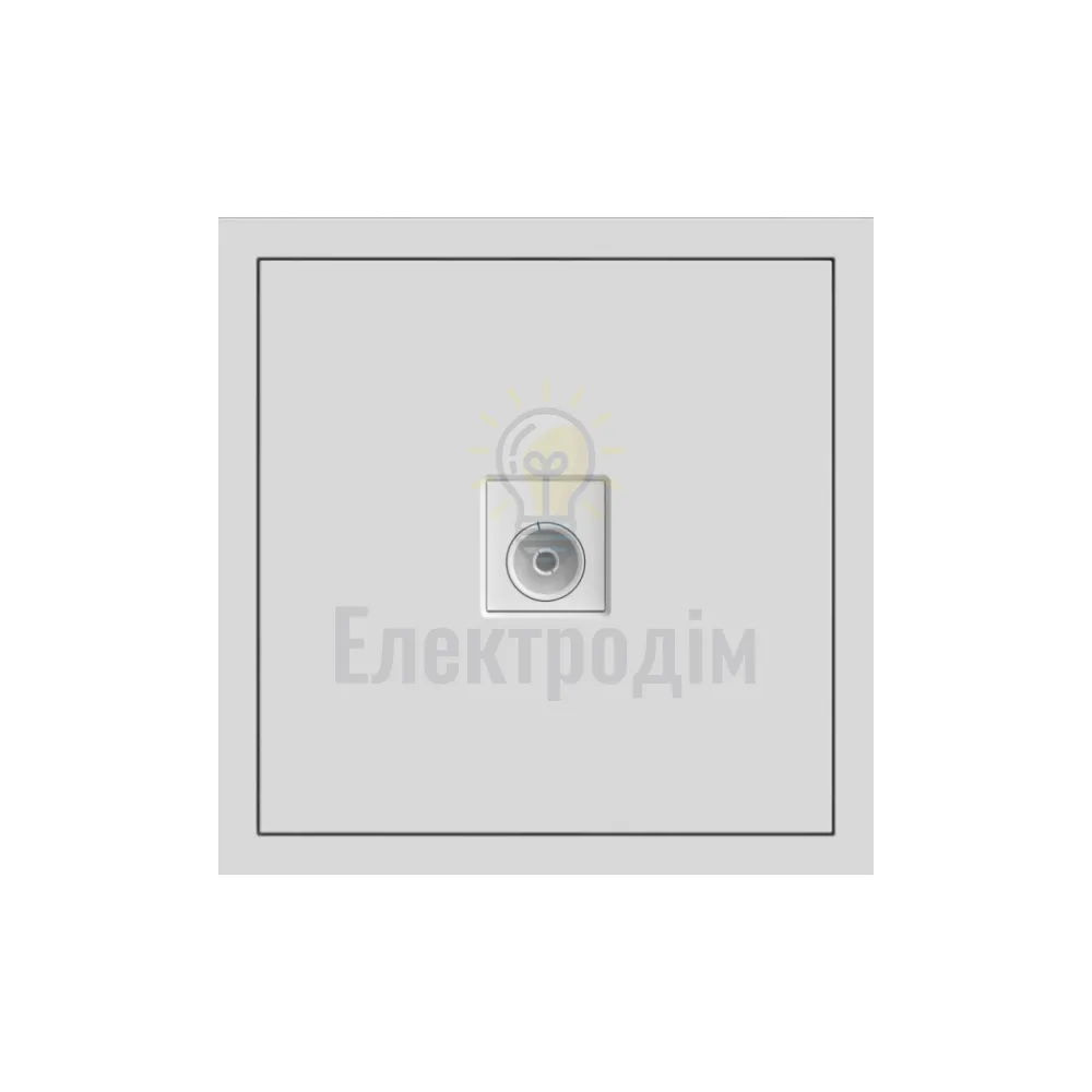 ER141TV-W розетка телевізійна, механізм білий Soft 80721  - фото 1