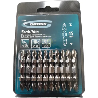 Набір біт двухстор. Ph2-Ph2x45mm 1шт. 11209 — купити в Електродім