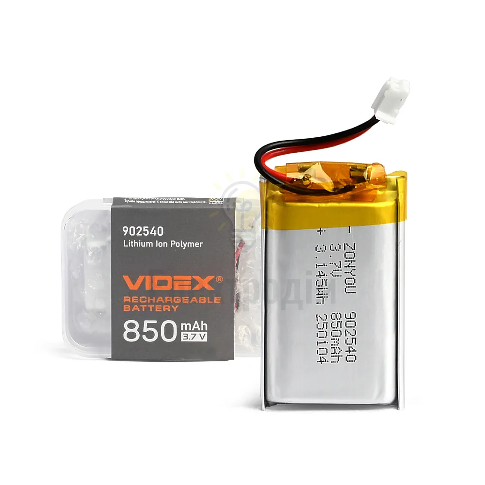 Акумулятор B902540 Li-pol 850mAh Videx VLF-B902540-85 