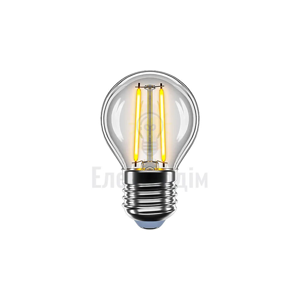 LED лампа VELMAX V-Filament-G45, 2W, E27, 4100К, 200Lm 21-41-31 