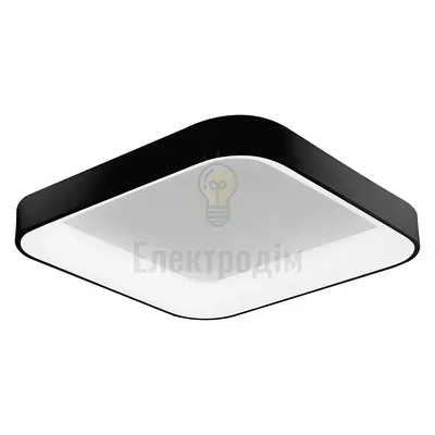 LED світильник VELMAX V-СL-VERONA-S, max 50W, 3000K-6500K, 3000Lm, пульт ДК, чорний 23-46-07 — купити в Електродім