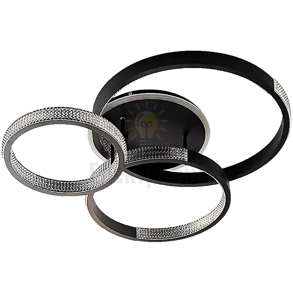 LED світильник VELMAX V-CL-ELEGANCE-R, 2*45W, 3000K-6500K, 5400Lm, пульт ДК 23-46-74 