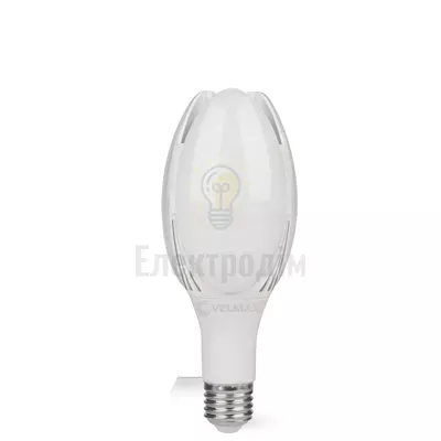 LED лампа VELMAX V-M108, 50W, Е27-E40, 6500K, 4500Lm 21-90-55 — купити в Електродім