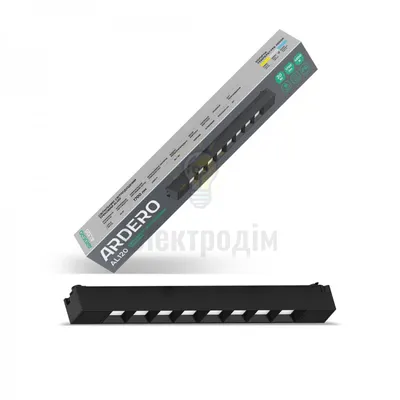 AL120 20W 4000К 60 град чорний 345*33*41 мм 80152 — купити в Електродім