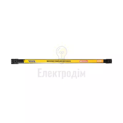 Магніт Магнітна планка Тримач магнітний для інструменту MASTERTOOL 12 кг 605х23х12.5 мм 81-2141 — купити в Електродім